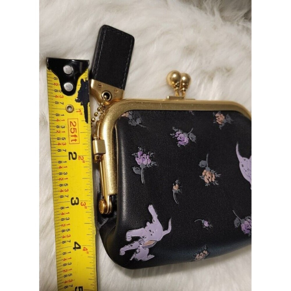 Coach x Disney 101 Dalmations Kiss Lock Leather Wallet Nwt - Picture 4 of 8